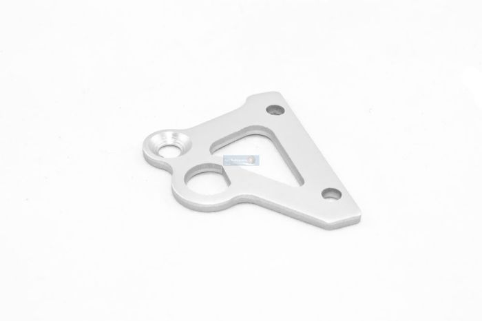 Baja Buggy Alloy Brake Holder Plate - Silver (1pc)