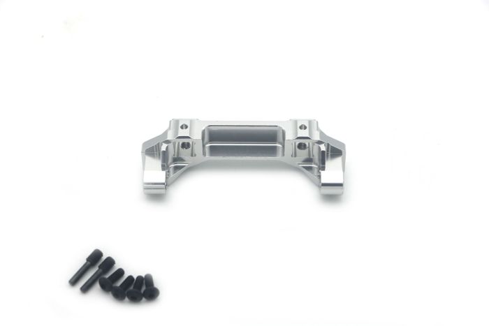 Atop RC Traxxas TRX-4 Alloy Front Bumper Mount - Silver