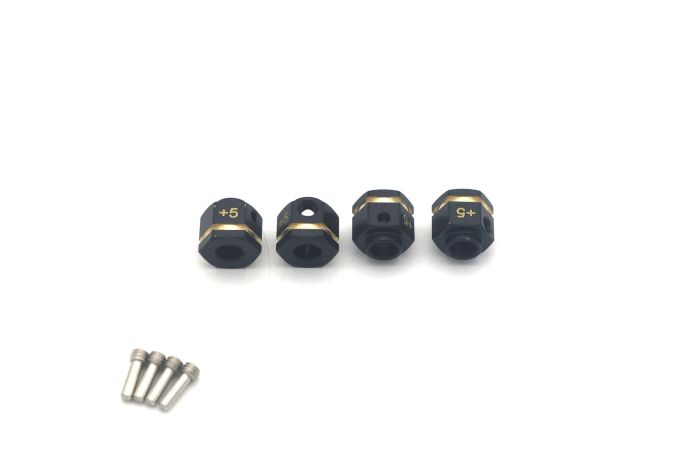 Atop RC Traxxas TRX-4 Brass Wheel Hub Extenders +5mm