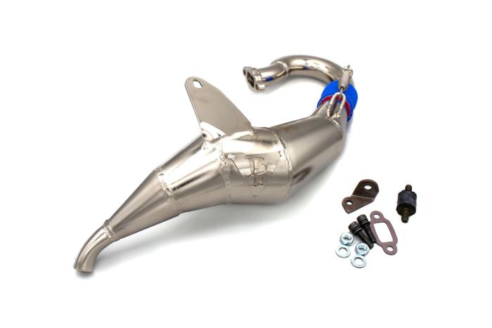 Bartolone Racing End Bleed Chrome Pipe for Losi DBXL 2.0