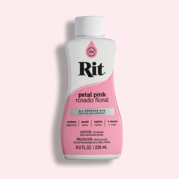 Rit Dye Liquid Dye Petal Pink