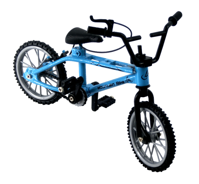 Decorative Bike for RC Crawlers Blue(11x8cm)