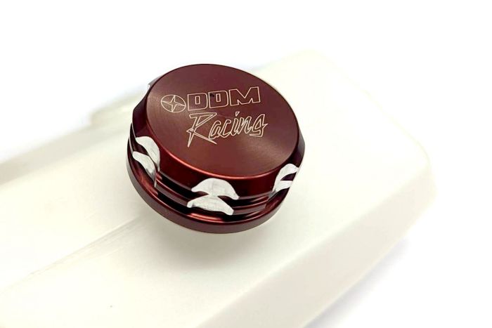 DDM Alloy Fuel Cap Red