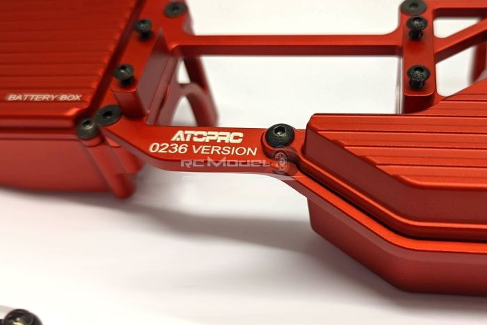 ATOP Dual Servo Radio Tray 0236 Red