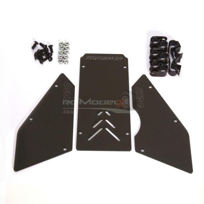 FullForce RC Front/Side Window Set for HPI Baja 5B - Smoked