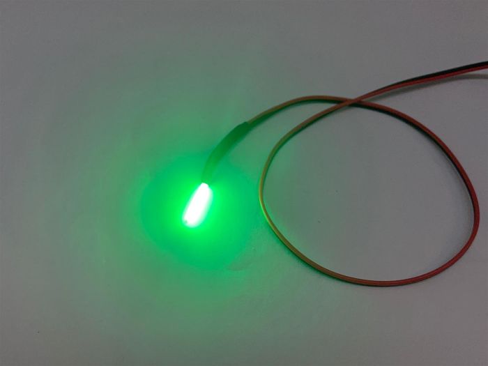 RC Decoration LED Light (light length 1.5cm) 1pc - Green