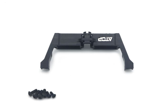 Atop Rc Traxxas TRX4 Alloy Front & Rear Diff Lock Servo Brace - Black