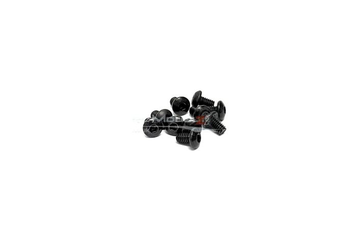 M2.5x4 Button head screw black
