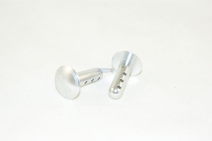 Alloy Rear Wing Pins Silver