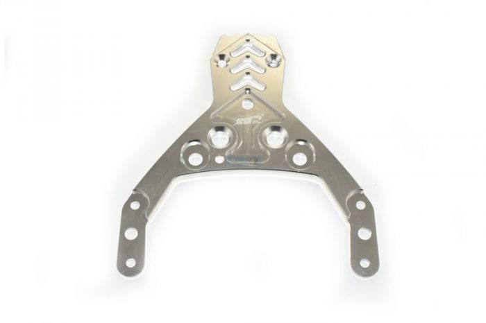 Front Alloy Upper Plate - Silver