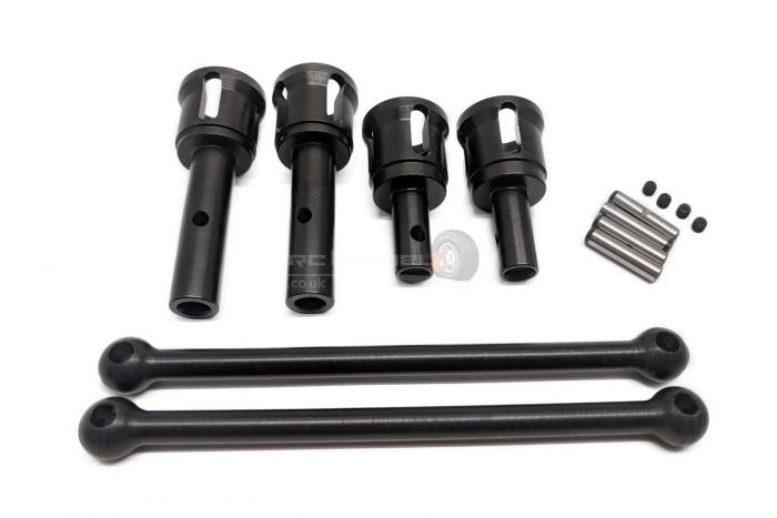 FLM Super Duty "4 Ever" Stock Length Driveshaft & Cup Kit Baja - 5mm Cups/Pins