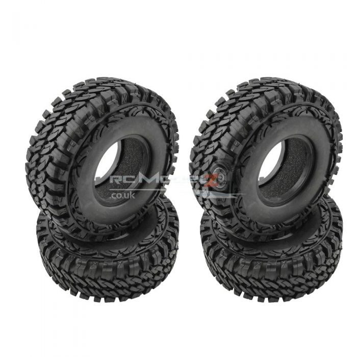 RC Crawler Tyres with Foams for 1.9" Wheels (113x45mm)