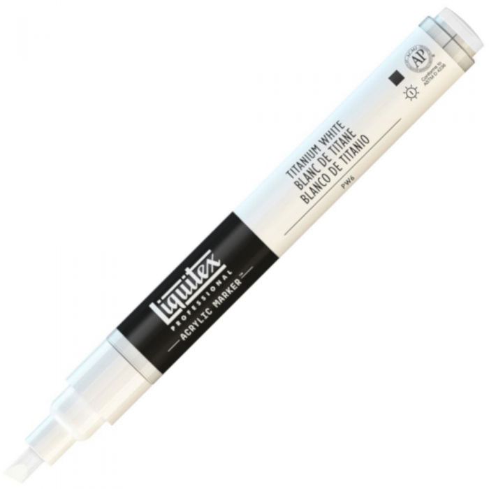 LIQUITEX Paint Marker Fin Titanium White 432 (2-4mm) 