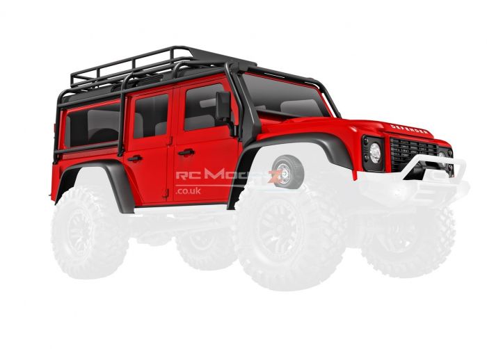 Traxxas TRX-4M Land Rover Defender Complete Body Red
