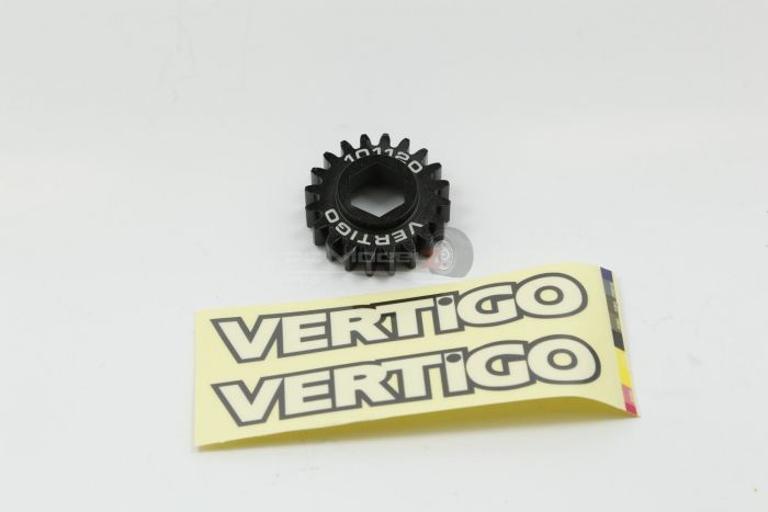 Vertigo Steel Pinion gear (fits VP Losi Hex drive clutch bell) - 20 Tooth